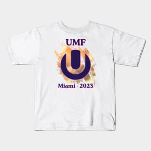 UMF Miami 2023.Gold Kids T-Shirt